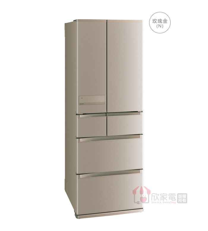 MITSUBISHI 三菱( MR-JX53C ) 525L 日本原裝變頻6門冰箱
